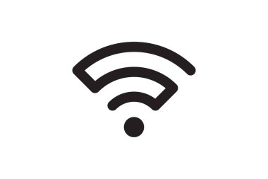 Wi Fi symbol signal connection. Vector wireless internet technology sign. Wifi network communication icon. Radio antenna design.