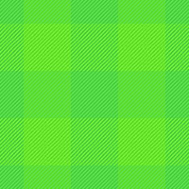 Vector textile check. Pattern texture tartan. Background plaid fabric seamless in green color.