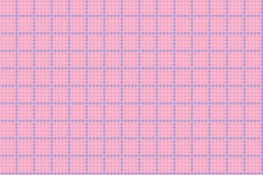 Check tartan textile. Plaid texture seamless. Vector background fabric pattern in light and red colors.