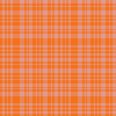 Doku dokusu kumaşı. Kusursuz ekose kumaş. Parlak ve kırmızı renkli tekstil arkaplan denetimi vektörü.