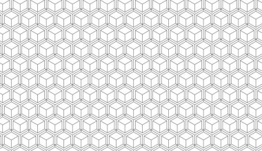 Geometrik desen kusursuz. Web arkaplanı veya kağıt baskı için modaya uygun tasarım vektör arka planı. Döşeme dokusu.