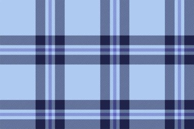 Ekose arka plan, kusursuz mavi deseni kontrol et. Tekstil baskısı için vektör kumaş dokusu, ambalaj kağıdı, hediye kartı, duvar kağıdı düz tasarım.