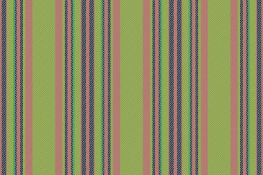 Background vertical pattern. Stripe texture seamless. Fabric lines vector textile in green and blue colors.