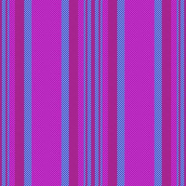 Texture vector fabric. Lines vertical pattern. Stripe background seamless textile in pink and blue colors.