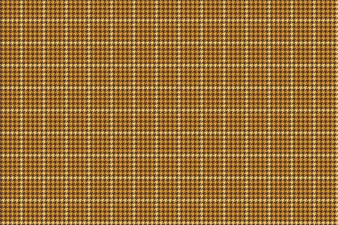 Vector check fabric. Tartan pattern seamless. Plaid background textile texture in red and orange colors.