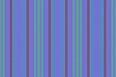 Texture stripe background. Pattern vector textile. Vertical seamless fabric lines in blue and green colors.