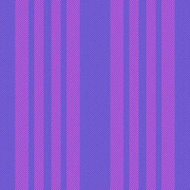 Lines fabric stripe. Pattern textile seamless. Background vertical texture vector in violet and pink colors.
