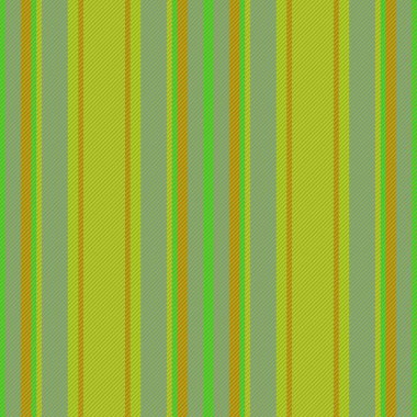 Stripe textile seamless. Background texture pattern. Fabric vertical lines vector in yellow and green colors.
