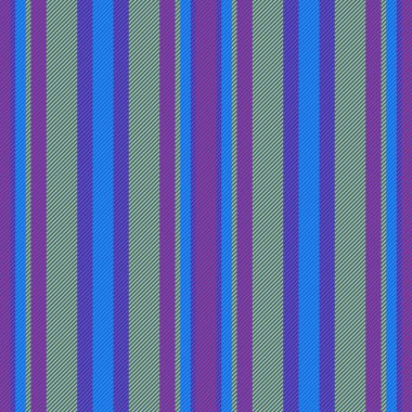 Fabric textile pattern. Lines background vertical. Seamless stripe texture vector in blue and red colors.