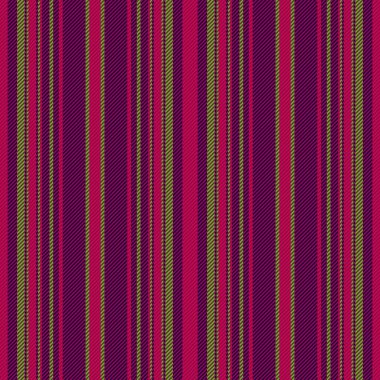 Pattern lines vertical. Background seamless stripe. Textile texture fabric vector in red and dark colors.
