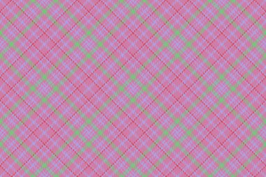 Check background seamless. Fabric texture pattern. Textile plaid vector tartan in red and green colors.