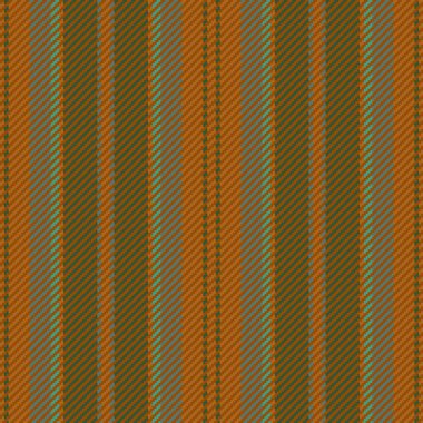 Pattern stripe seamless. Texture textile vector. Lines vertical background fabric in orange and green colors.