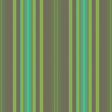 Background vertical lines. Texture seamless textile. Stripe vector fabric pattern in green and yellow colors.