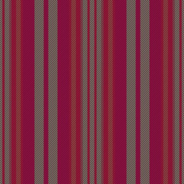 Pattern textile texture. Vector background stripe. Vertical lines seamless fabric in red and pastel colors.