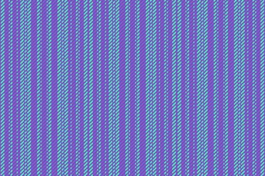 Stripe lines fabric. Pattern textile seamless. Vertical texture vector background in violet and green colors.