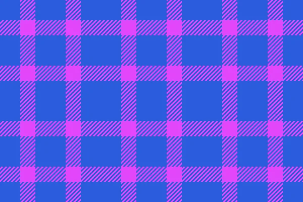 Pattern Check Background Plaid Fabric Textile Seamless Tartan Texture Vector — Stock Vector