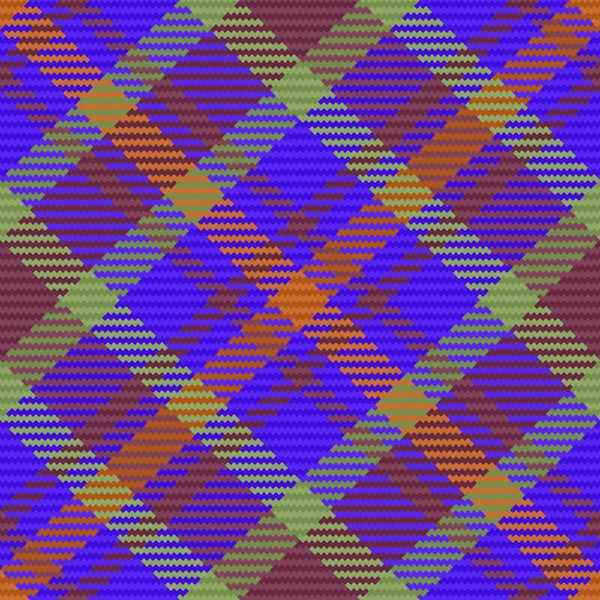 Tartan Check Texture Pattern Background Fabric Vector Plaid Textile Seamless — Archivo Imágenes Vectoriales