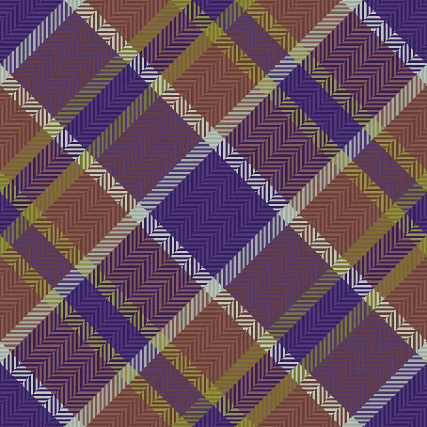 Check Texture Tartan Seamless Vector Pattern Background Fabric Textile Plaid — Stock Vector