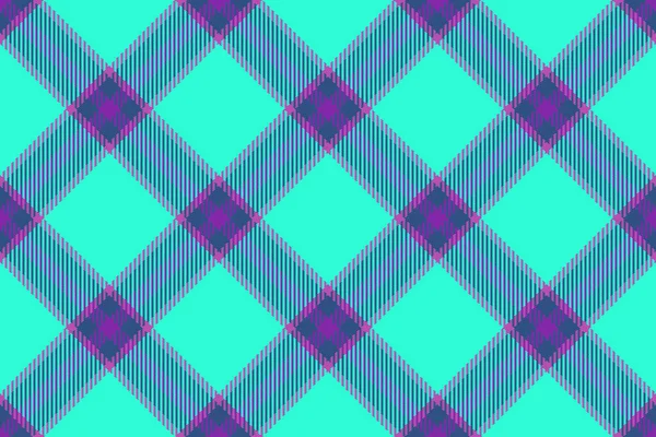 Fabric Pattern Seamless Plaid Textile Check Texture Tartan Background Vector — Stock Vector