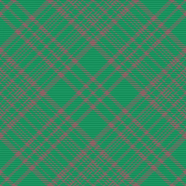 Pattern Vector Seamless Plaid Fabric Tartan Check Texture Textile Background — 스톡 벡터