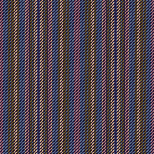 Vertical Seamless Fabric Vector Stripe Background Texture Pattern Lines Textile — Stok Vektör