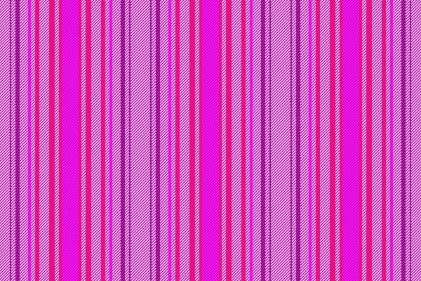 Seamless Texture Background Stripe Pattern Vector Textile Fabric Vertical Lines — Stok Vektör