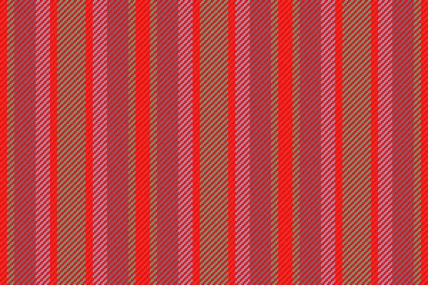 Textile Fabric Stripe Lines Background Seamless Vector Pattern Texture Vertical — Stock Vector