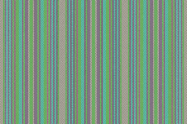 生地の質感の織物 シームレスなラインをストライプ 緑とピンクの色の垂直背景ベクトルパターン — ストックベクタ
