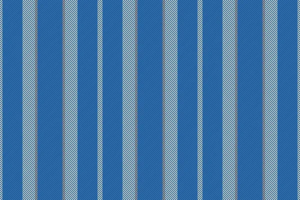 线条背景条纹 纹理面料垂直 蓝色和浅色的纺织矢量无缝图案 — 图库矢量图片