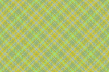 Doku arka plan vektörü. Kumaş ekose kumaş. Yeşil ve mavi renklerde desensiz tekstil denetimini yap.