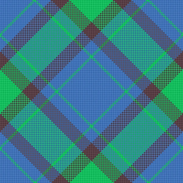 Pattern Plaid Check Seamless Background Texture Vector Tartan Textile Fabric — Stock Vector