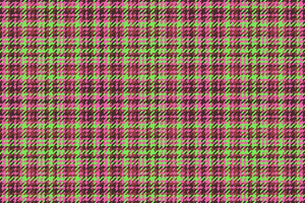 stock vector Texture plaid tartan. Seamless background fabric. Pattern vector textile check in magenta and dark colors.