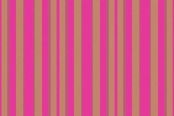 ベクトル線をシームレスに 垂直生地の質感 ピンクと緑のストライプ柄のテキスタイル — ストックベクタ