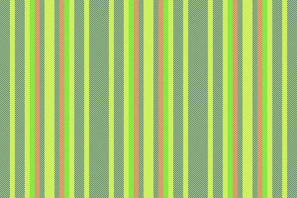 无缝图案背景 纺织品垂直 绿色和红色的纹理矢量条纹 — 图库矢量图片
