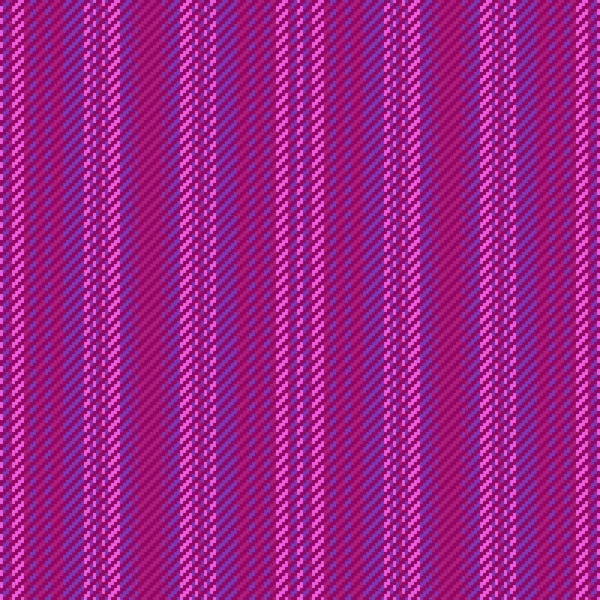 Kumaş Çizgileri Çizgisi Tekstil Dikey Dokusu Pembe Mor Renklerde Kusursuz — Stok Vektör