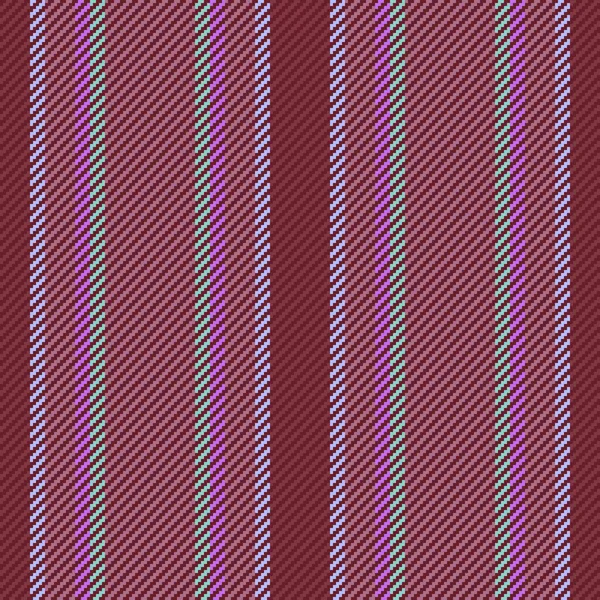 矢量垂直无缝 花纹织物 背景纹理条纹 红色和绿松石色 — 图库矢量图片