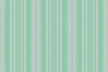 Dikey kumaş vektörü. Tekstil çizgili desen. Arkaplan dikişsiz çizgiler Pastel ve yeşil renklerde.