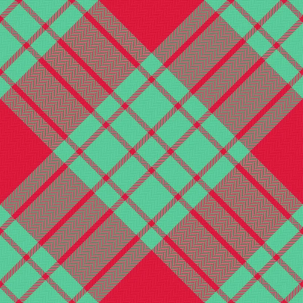 Textile Vector Plaid Fabric Pattern Texture Check Tartan Seamless Background — Stock Vector