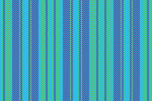 ファブリックライン垂直 ベクター柄のテキスタイル 青と緑の色でテクスチャシームレスストライプの背景 — ストックベクタ
