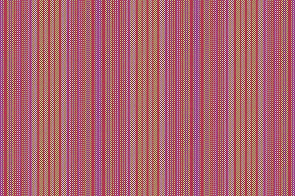 Vertikaler Stoffstreifen Muster Texturlinien Vektor Nahtloser Textiler Hintergrund Roten Und — Stockvektor