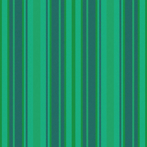 Textielpatroon Stof Textuur Vector Verticaal Streep Naadloze Lijnen Achtergrond Groene — Stockvector