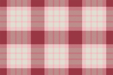 Ekose arka plan, pürüzsüz pembe deseni kontrol et. Tekstil baskısı için vektör kumaş dokusu, ambalaj kağıdı, hediye kartı, duvar kağıdı düz tasarım.