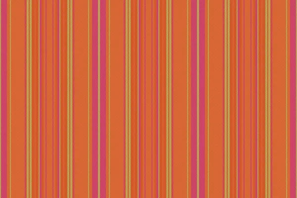 Streifenhintergrundlinien Textilmusterstoff Texturvektor Vertikal Nahtlos Orange Und Grünen Farben — Stockvektor