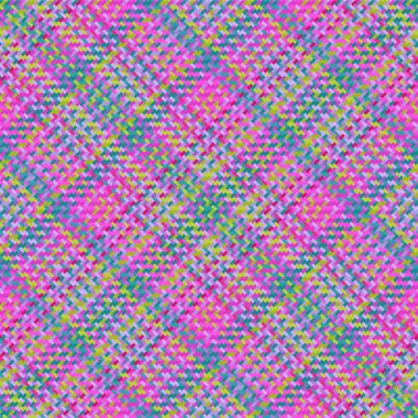 Kumaş desenli ekose. Tartan dokusuna bak. Pembe ve mor renklerde kusursuz tekstil arka plan vektörü.