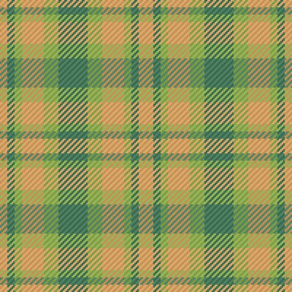 Pattern Fabric Background Tartan Check Seamless Plaid Vector Textile Texture — Stock Vector