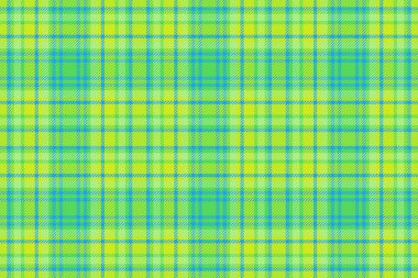 Tekstil desenli ekose. Kusursuz arkaplan dokusu. Kireç ve yeşil renklerde kumaş tartanı kontrol et.