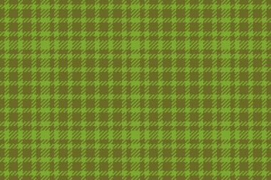 Doku pürüzsüz. Tekstil ekose kumaş. Kireç ve yeşil renklerdeki şablon denetimi vektör arkaplanı.