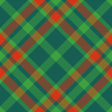 Tekstil dikişsiz. Kumaş arkaplan kumaşı. Vektör şablon ekoseli kırmızı ve turkuaz renklerde kontrol et.