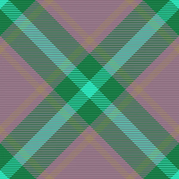 Check Pattern Texture Plaid Textile Background Fabric Vector Tartan Seamless — Stock Vector
