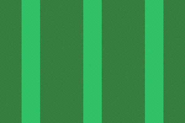 縦型パターンライン テクスチャストライプテキスタイル 緑と濃い色でシームレスにベクトル背景生地 — ストックベクタ